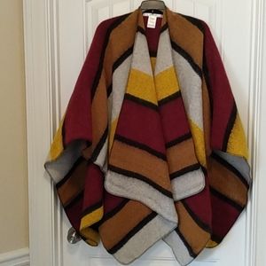 Women's Multi Color Cape